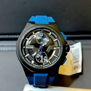 Brand New in Box 98B380 man wacth . Rubber, Stainless Steel